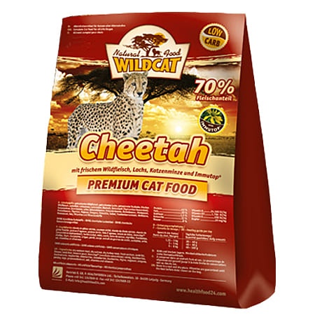 Wildcat 3kg Cheetah Adult Wildfl.+Lachs